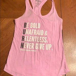 Burn boot camp workout tank